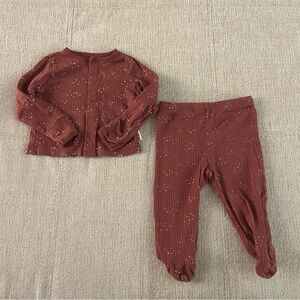 Gerber Maroon Matching Set